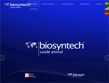 Tablet Screenshot of biosyn.com.br